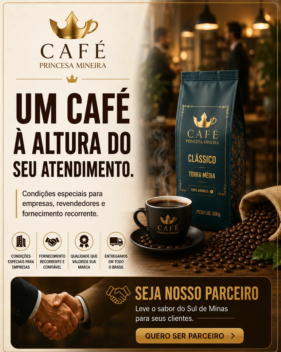 seja parceiro cafe princesa mineira